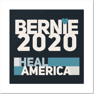 Bernie Sanders 2020 Election Heal America Posters and Art